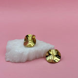 Romilly gold earrings