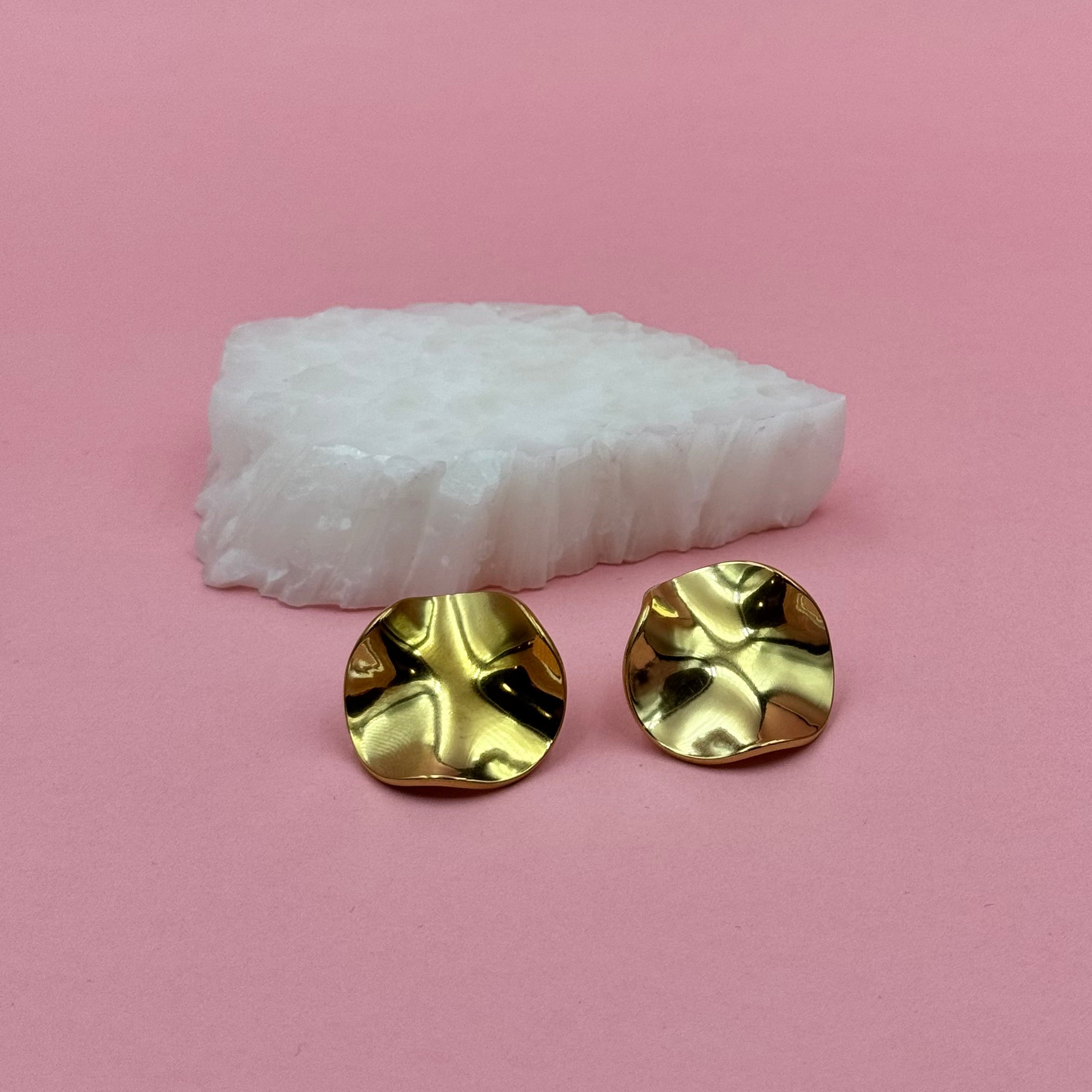 Romilly gold earrings