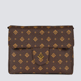 Irma Large Signature Bag | Brown