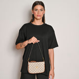 Caldera Small Mosaic Bag | Beige