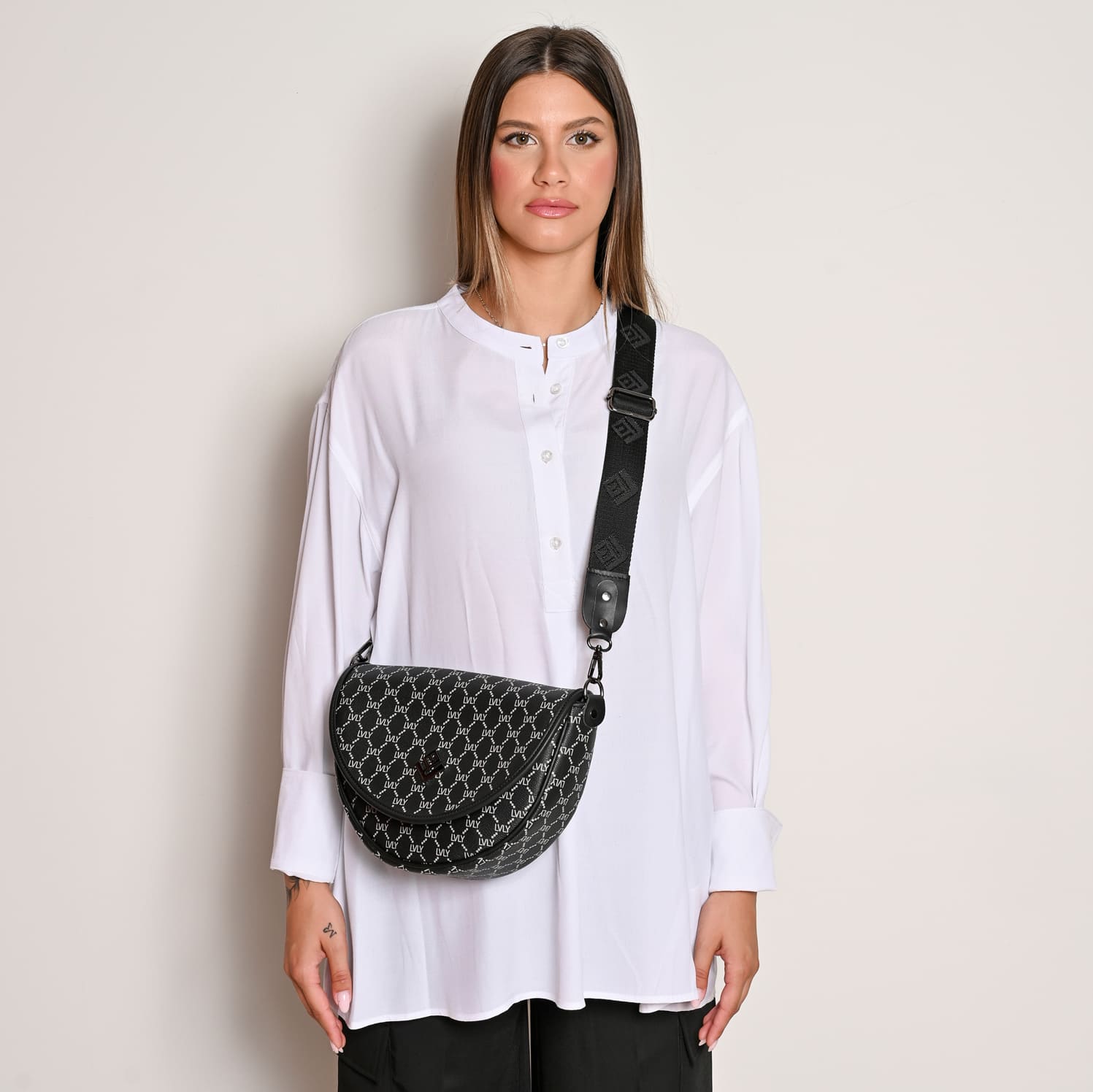 Sirene Mosaic Bag | Black