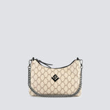 Regina Mosaic Bag | Beige/Black